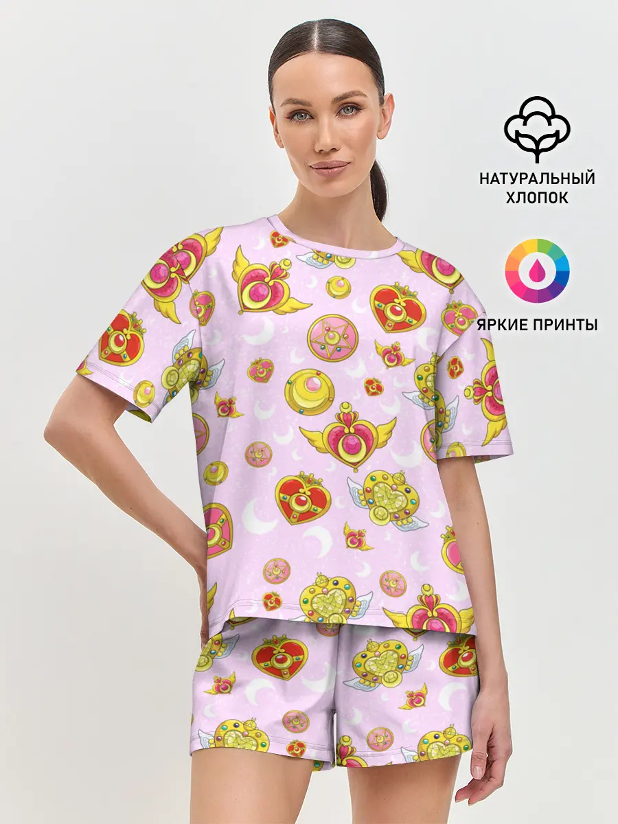 Женская пижама с шортами / Сейлор Мун