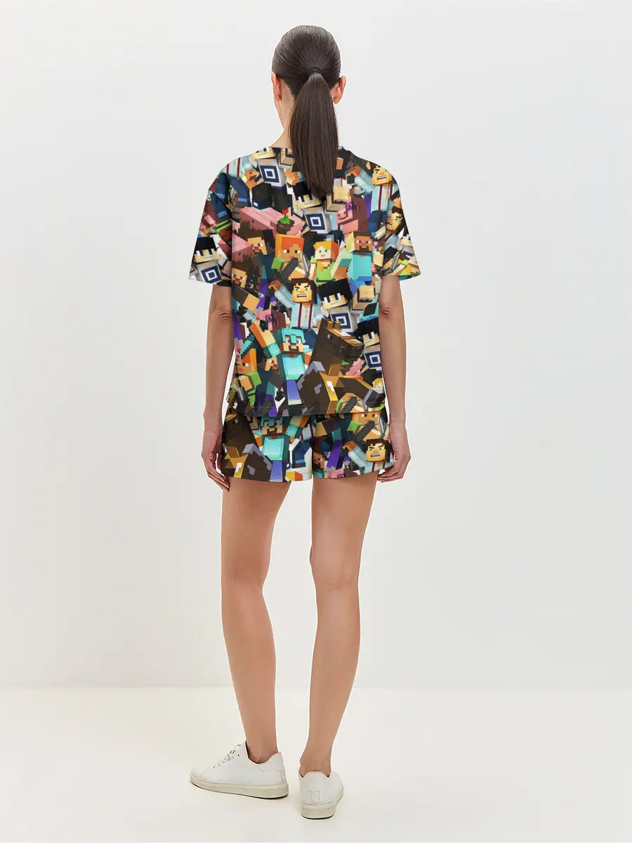 Женская пижама с шортами / MINECRAFT