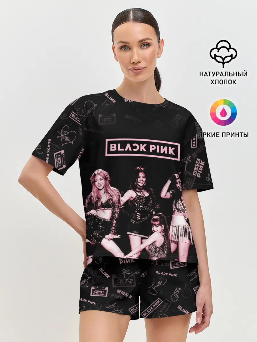 Женская пижама с шортами / BLACKPINK