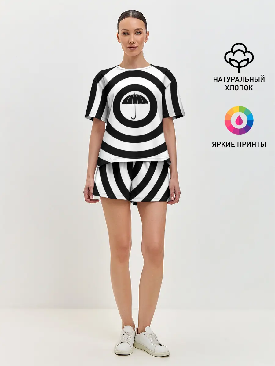 Женская пижама с шортами / Узор Академия Амбрелла