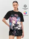 Женская пижама с шортами / Re:Zero, Рам и Рем