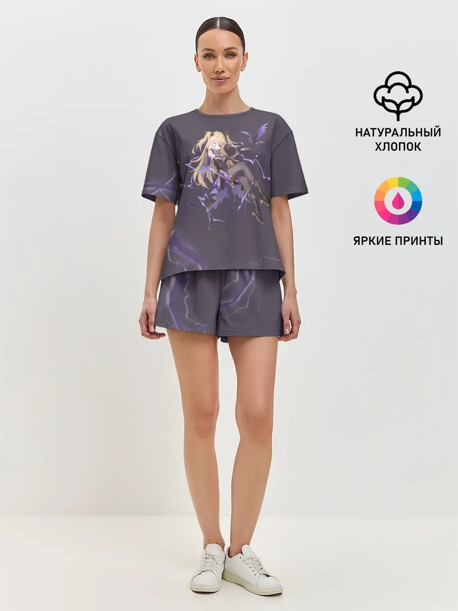 Женская пижама с шортами / Genshin Impact