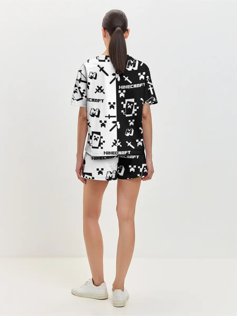 Женская пижама с шортами / Minecraft