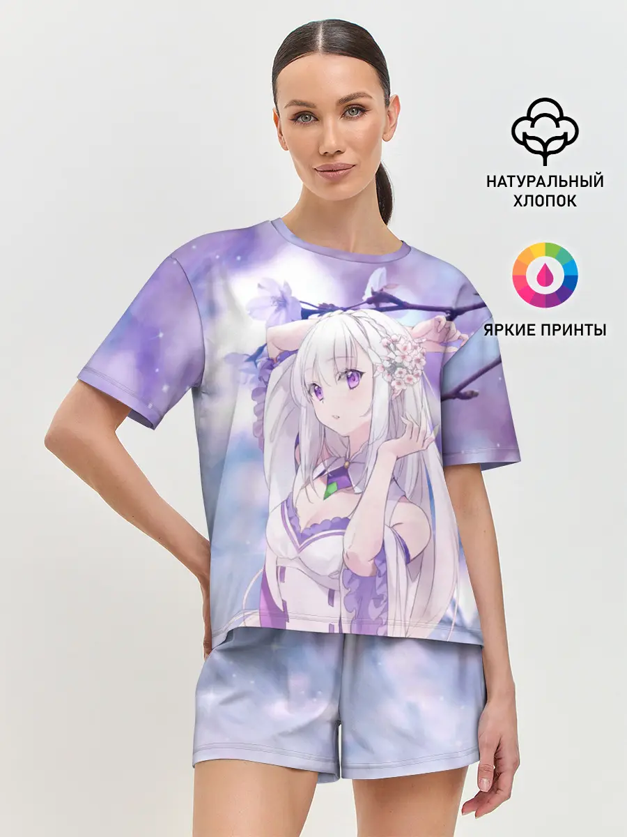 Женская пижама с шортами / Эмилия