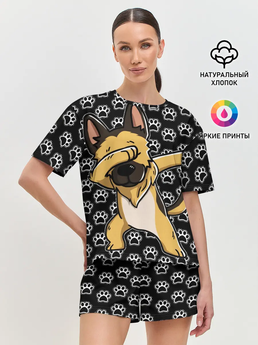 Женская пижама с шортами / DAB DOG