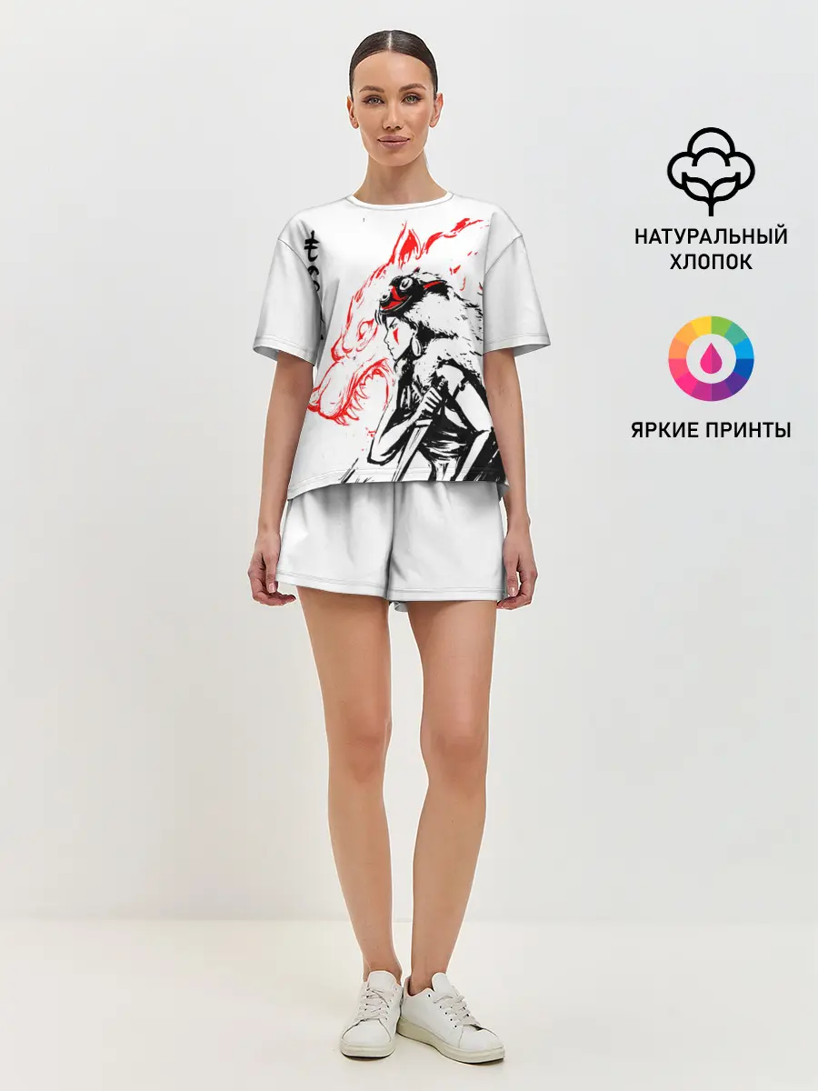 Женская пижама с шортами / Принцесса Мононоке