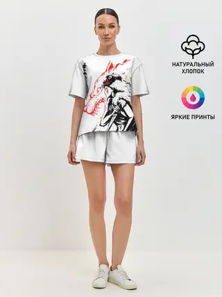 Женская пижама с шортами / Принцесса Мононоке