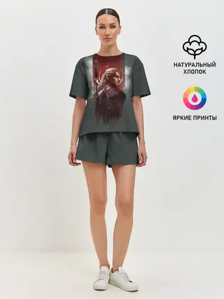 Женская пижама с шортами / The Wticher 3D