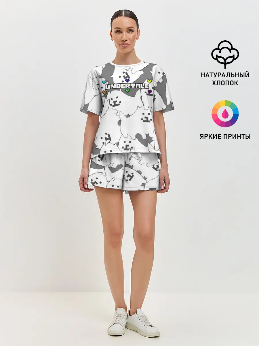 Женская пижама с шортами / Undertale