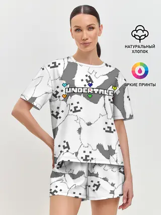 Женская пижама с шортами / Undertale