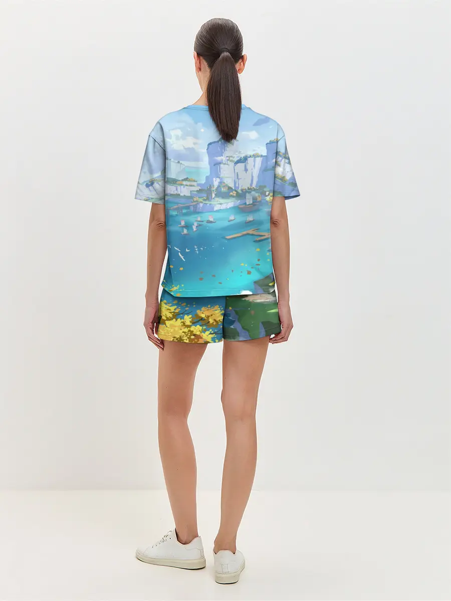 Женская пижама с шортами / Paimon