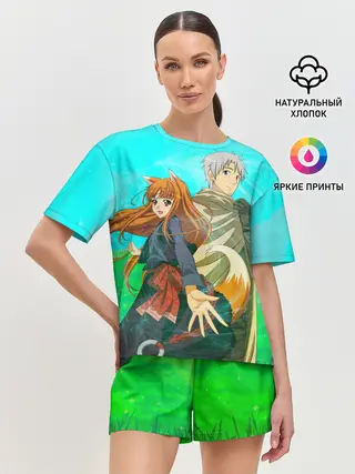 Женская пижама с шортами / Волчица и пряности