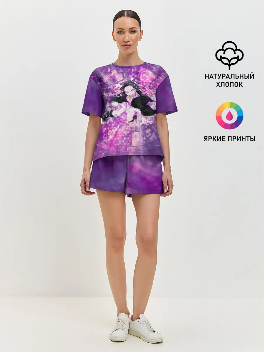 Женская пижама с шортами / Незуко, Камадо