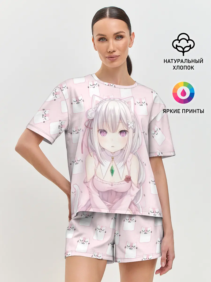 Женская пижама с шортами / Эмилия