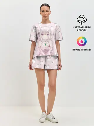 Женская пижама с шортами / Эмилия