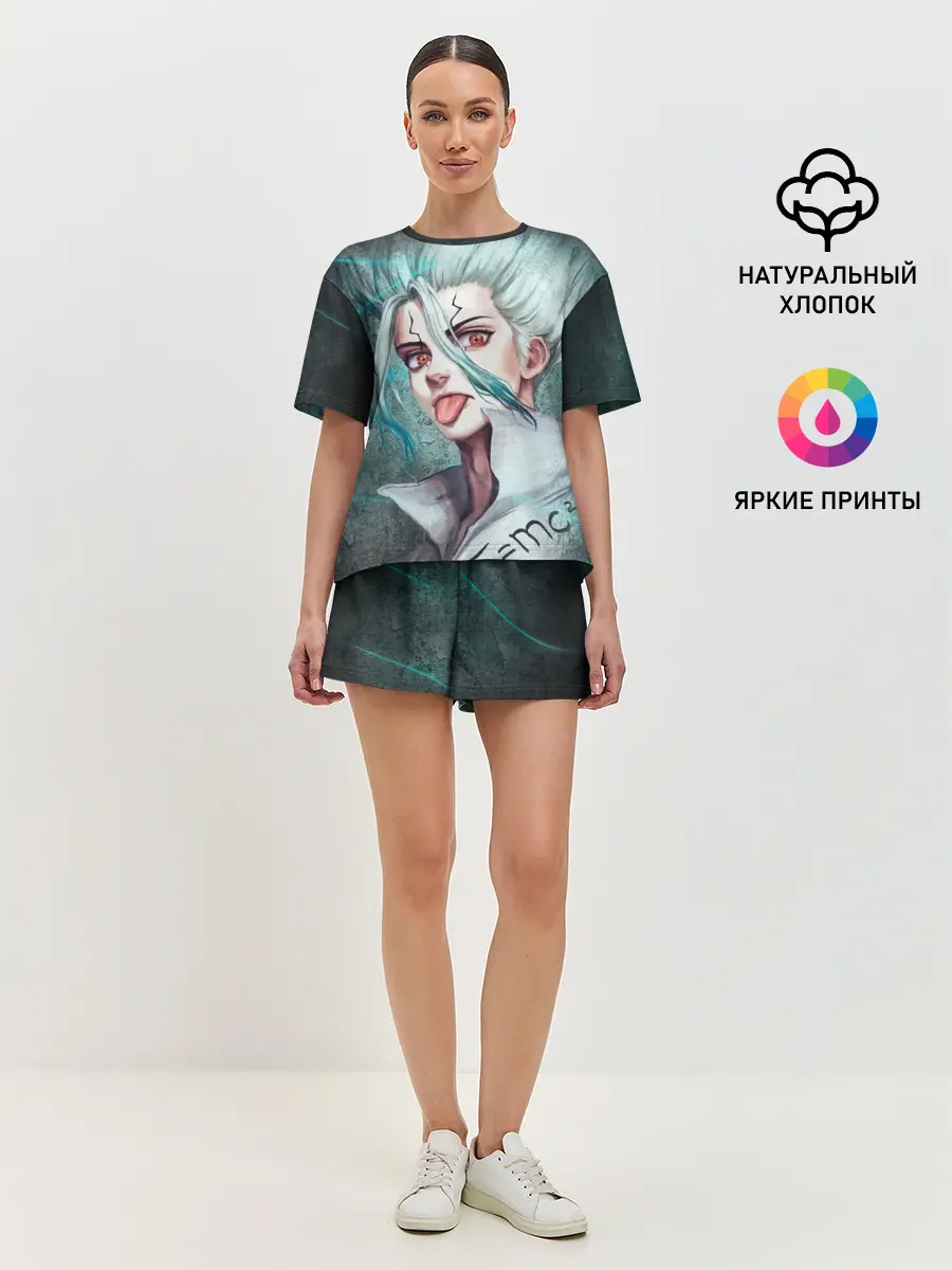 Женская пижама с шортами / Доктор Стоун