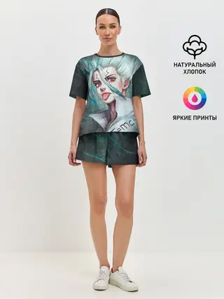 Женская пижама с шортами / Доктор Стоун