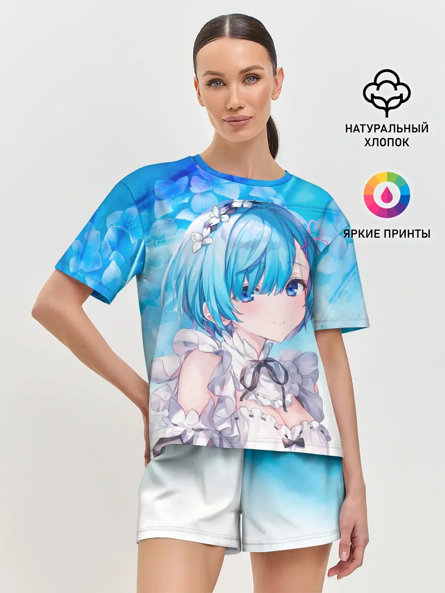 Женская пижама с шортами / Рем