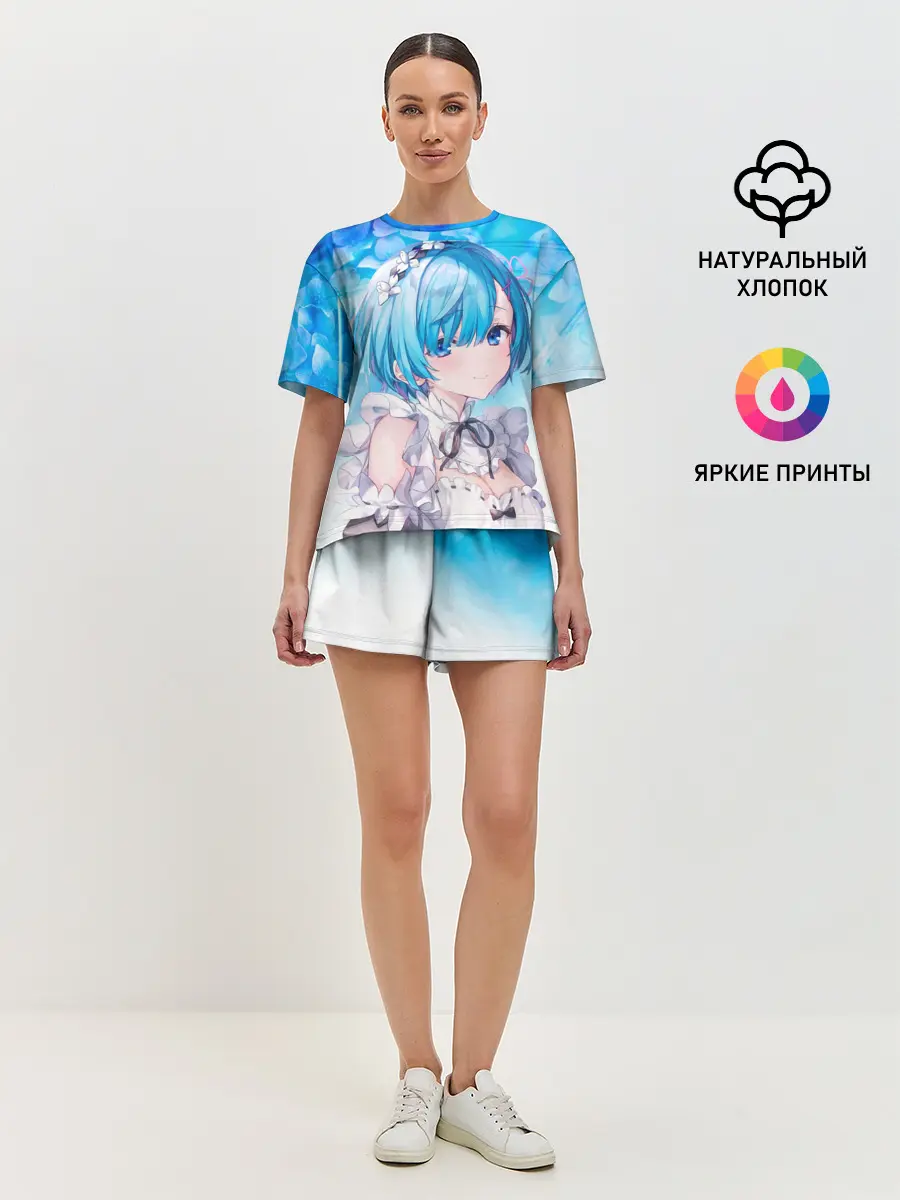 Женская пижама с шортами / Рем