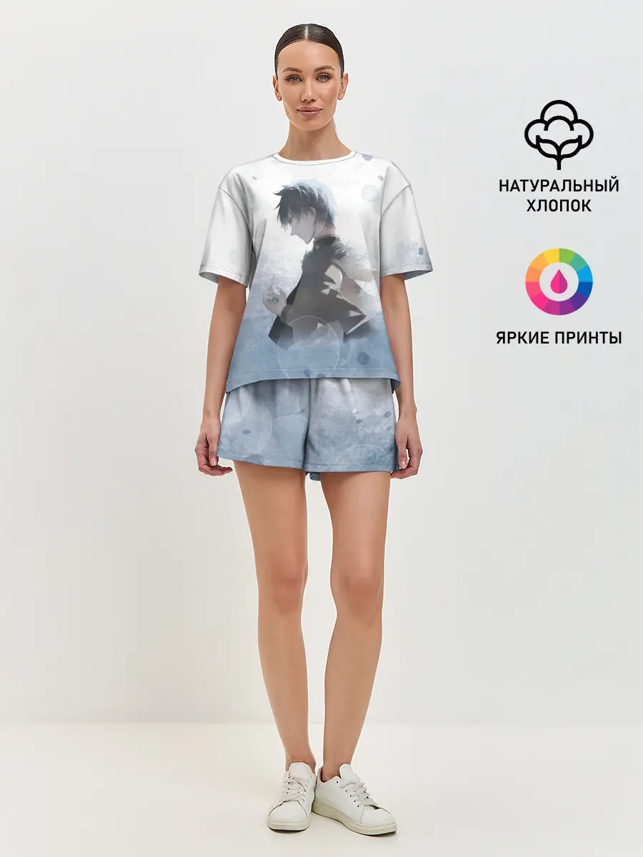 Женская пижама с шортами / Yuno Black Clover