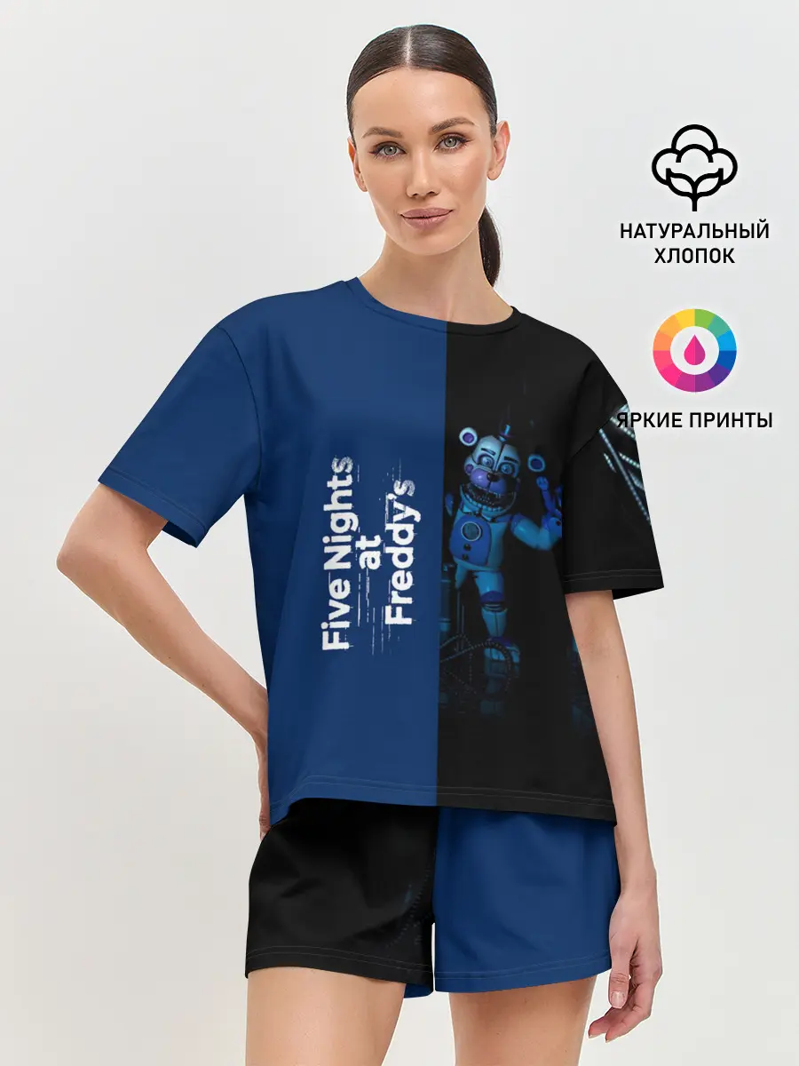 Женская пижама с шортами / Five Nights At Freddy