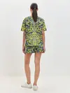 Женская пижама с шортами / УЗОР , ФУТУРИЗМ,