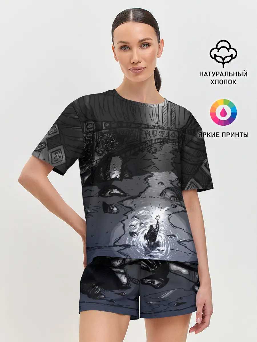Женская пижама с шортами / Lovecraft / Лавкрафт