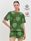 Женская пижама с шортами / Лист
