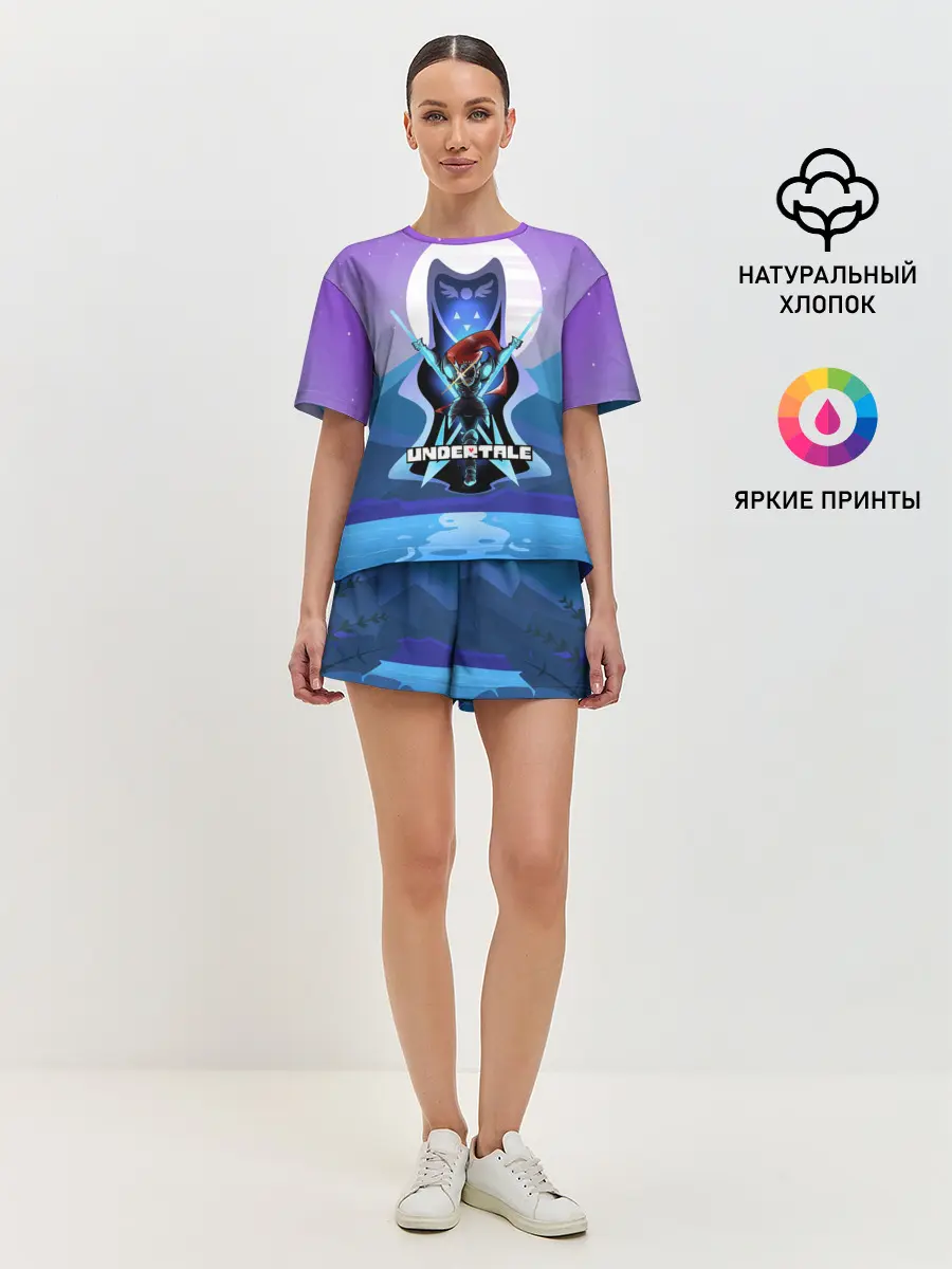 Женская пижама с шортами / Undertale