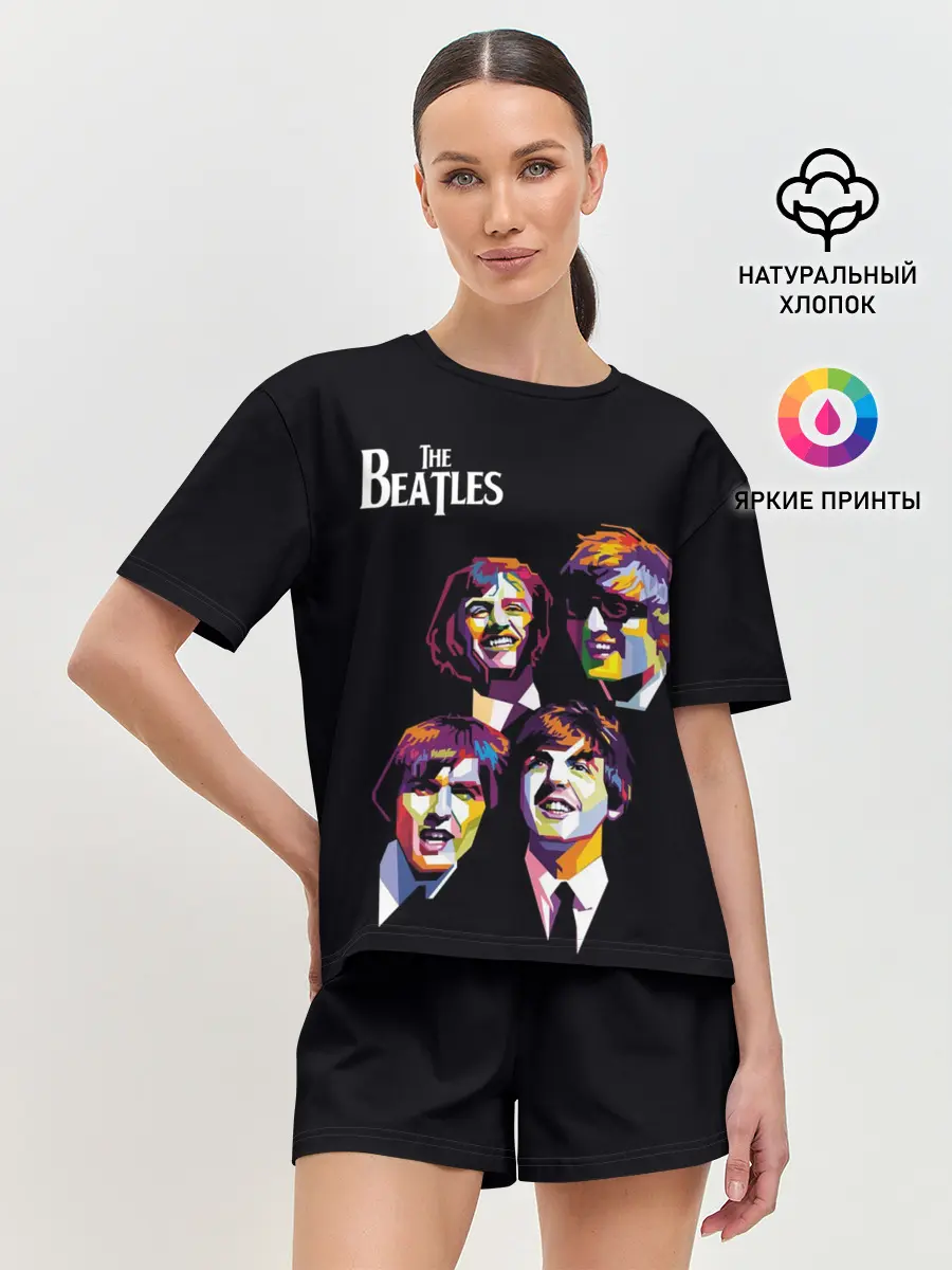Женская пижама с шортами / The Beatles