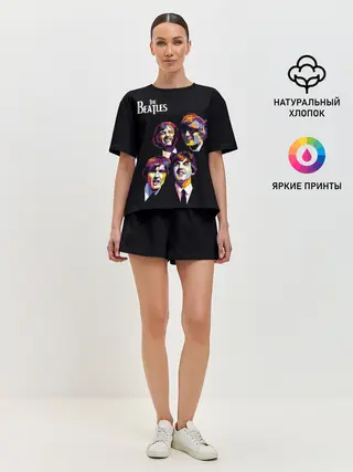 Женская пижама с шортами / The Beatles