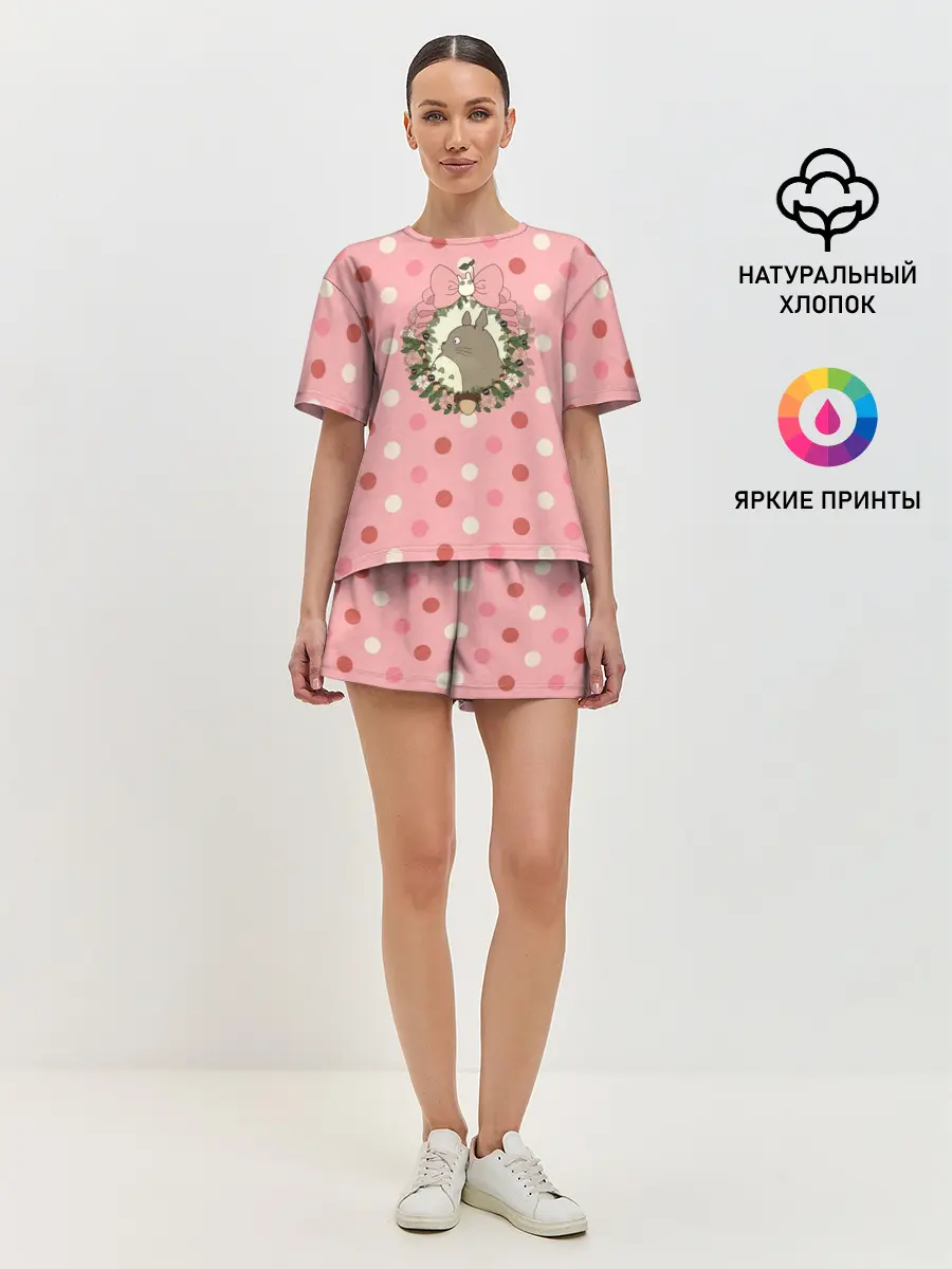 Женская пижама с шортами / Тоторо