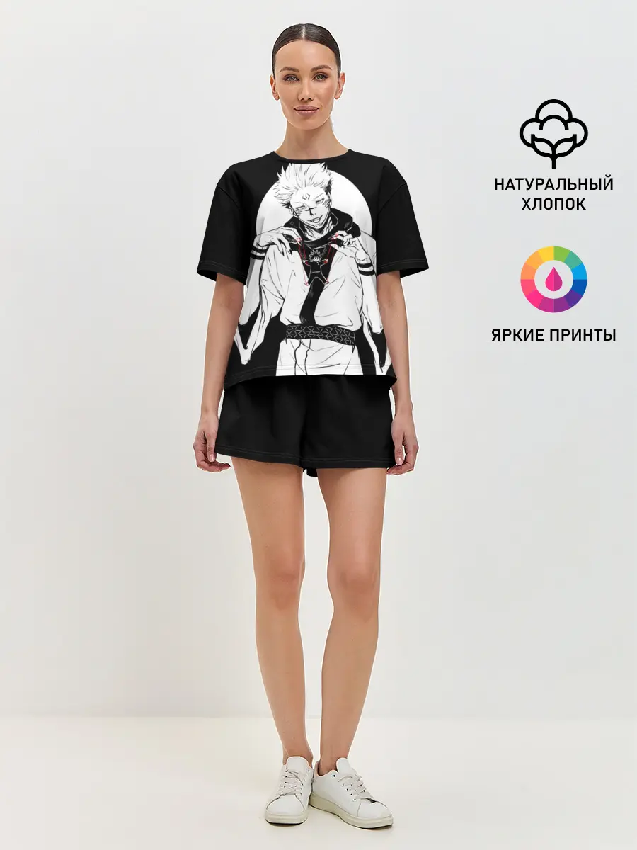 Женская пижама с шортами / Сукуна