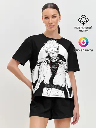 Женская пижама с шортами / Сукуна