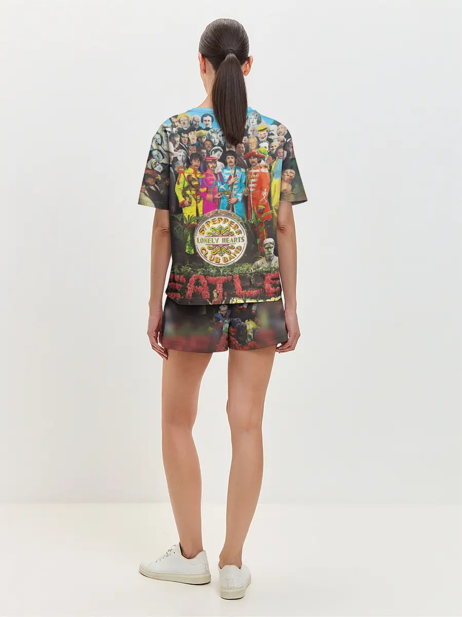 Женская пижама с шортами / THE BEATLES