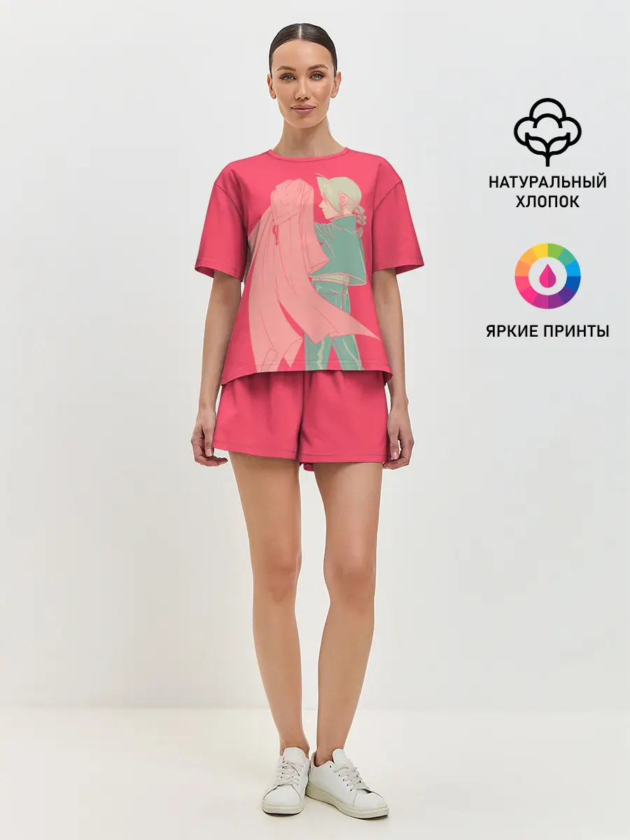 Женская пижама с шортами / Стальной Алхимик