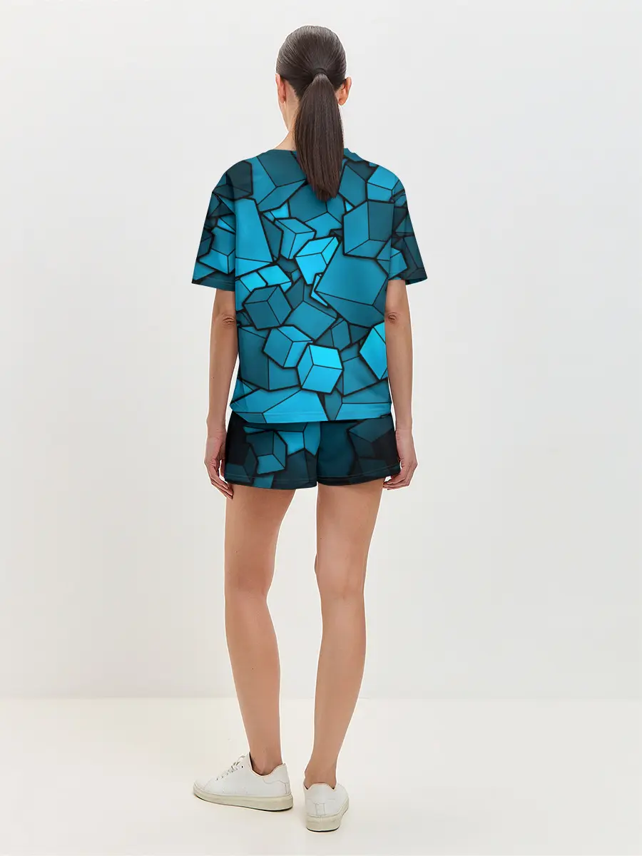 Женская пижама с шортами / Minecraft