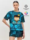 Женская пижама с шортами / Minecraft