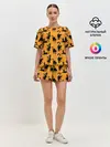 Женская пижама с шортами / Кошки