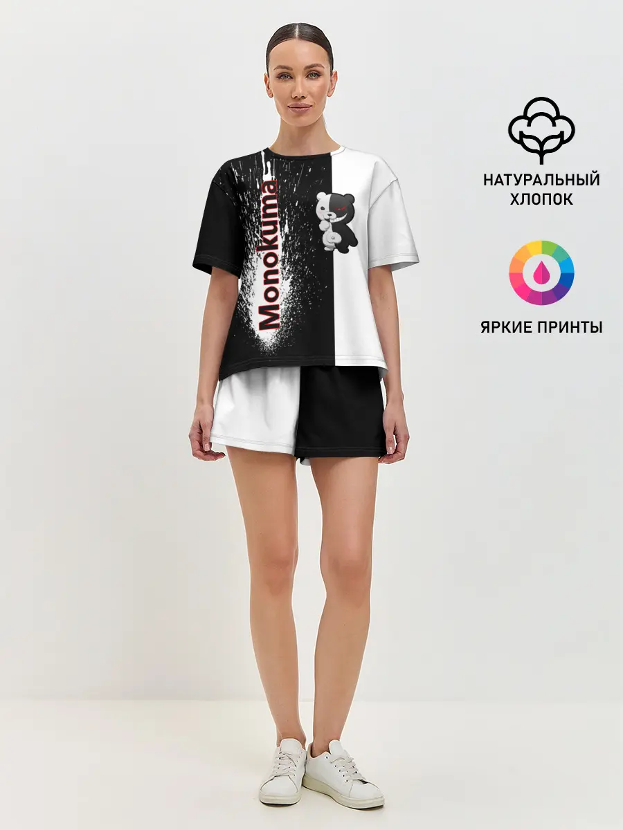 Женская пижама с шортами / Monokuma