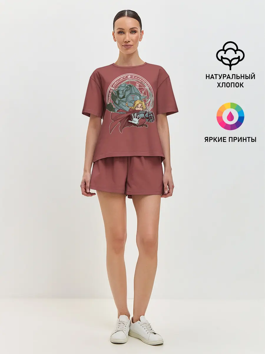 Женская пижама с шортами / Стальной Алхимик