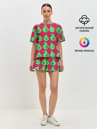 Женская пижама с шортами / Моб Психо 100