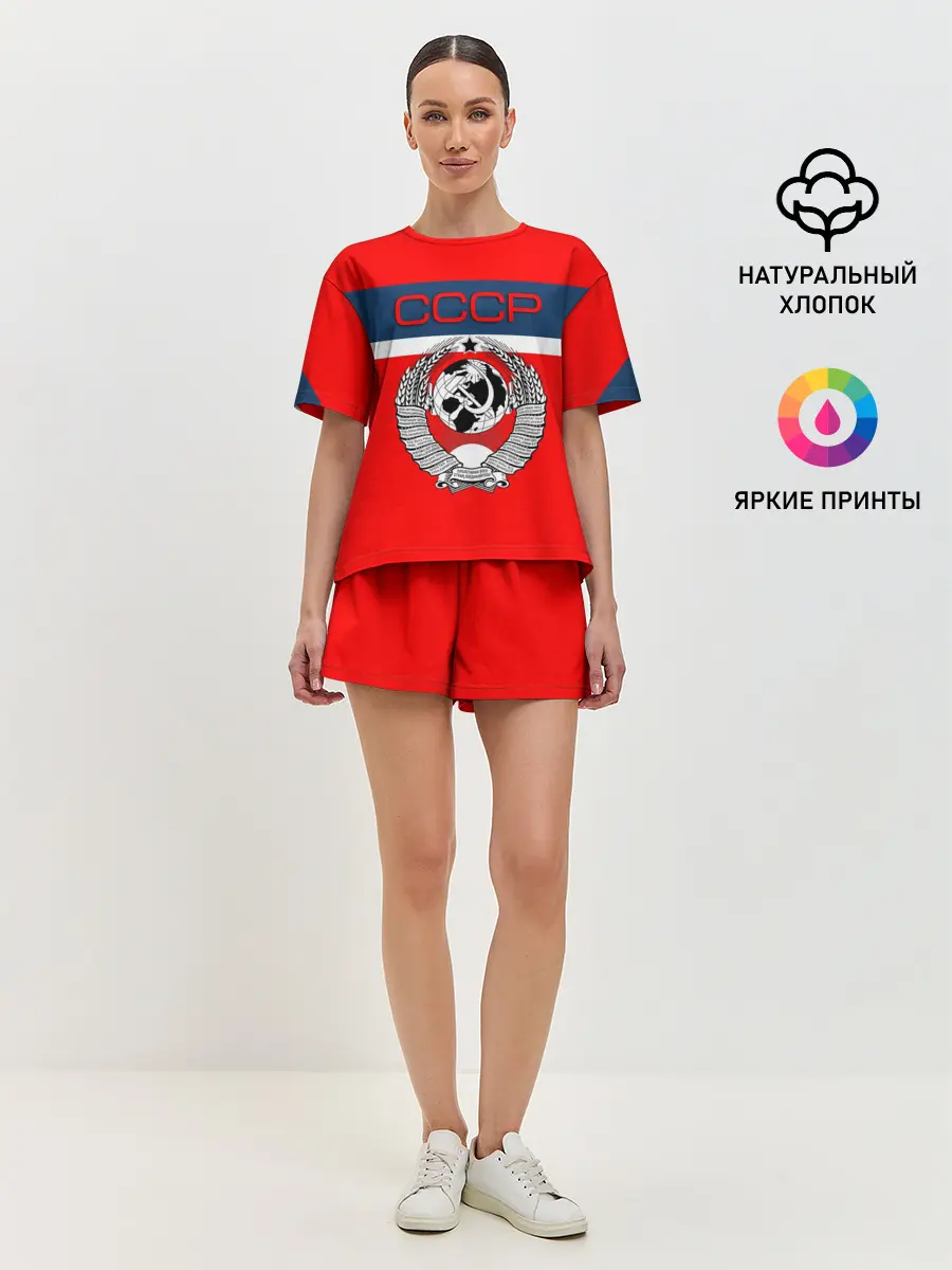 Женская пижама с шортами / СССР