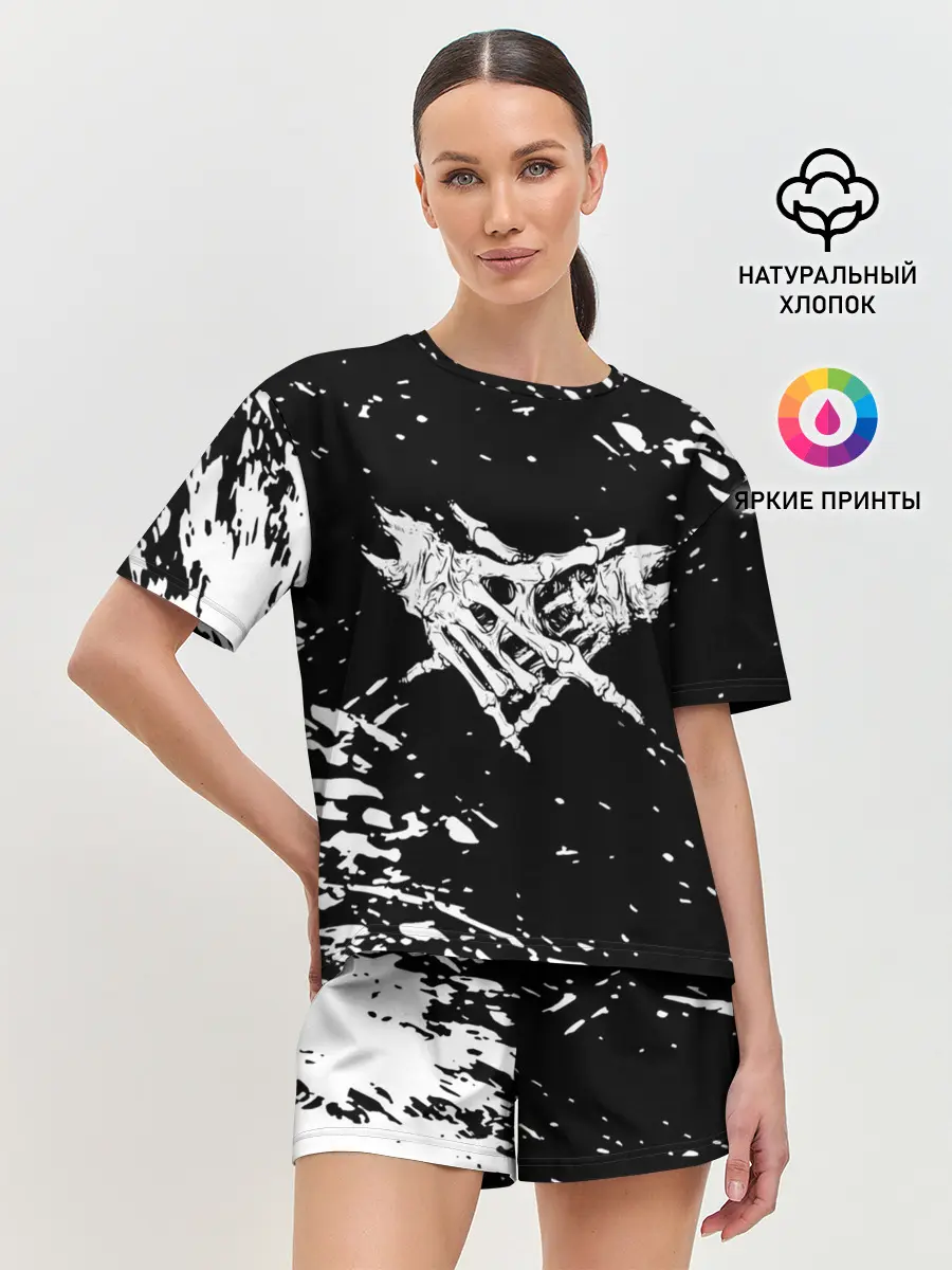 Женская пижама с шортами / Velial Squad