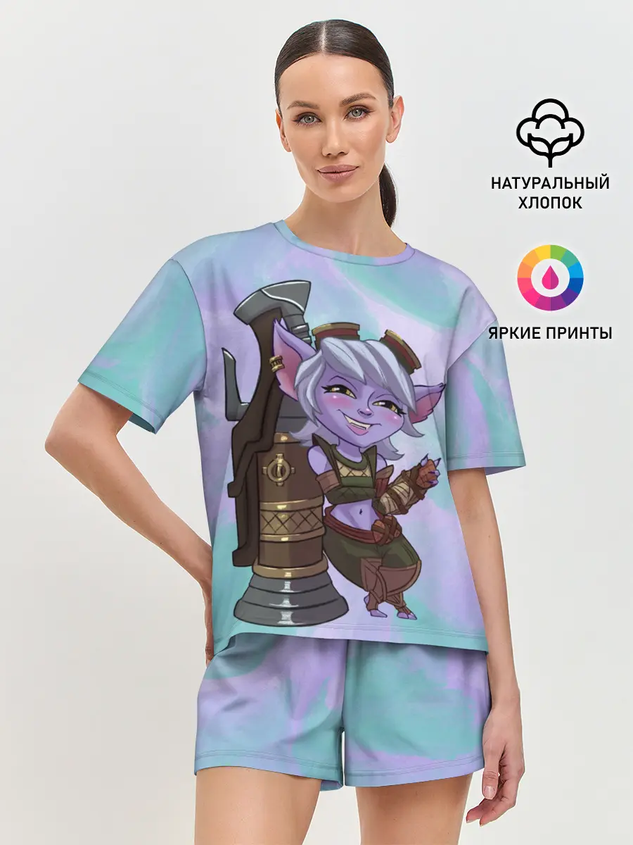 Женская пижама с шортами / Тристана