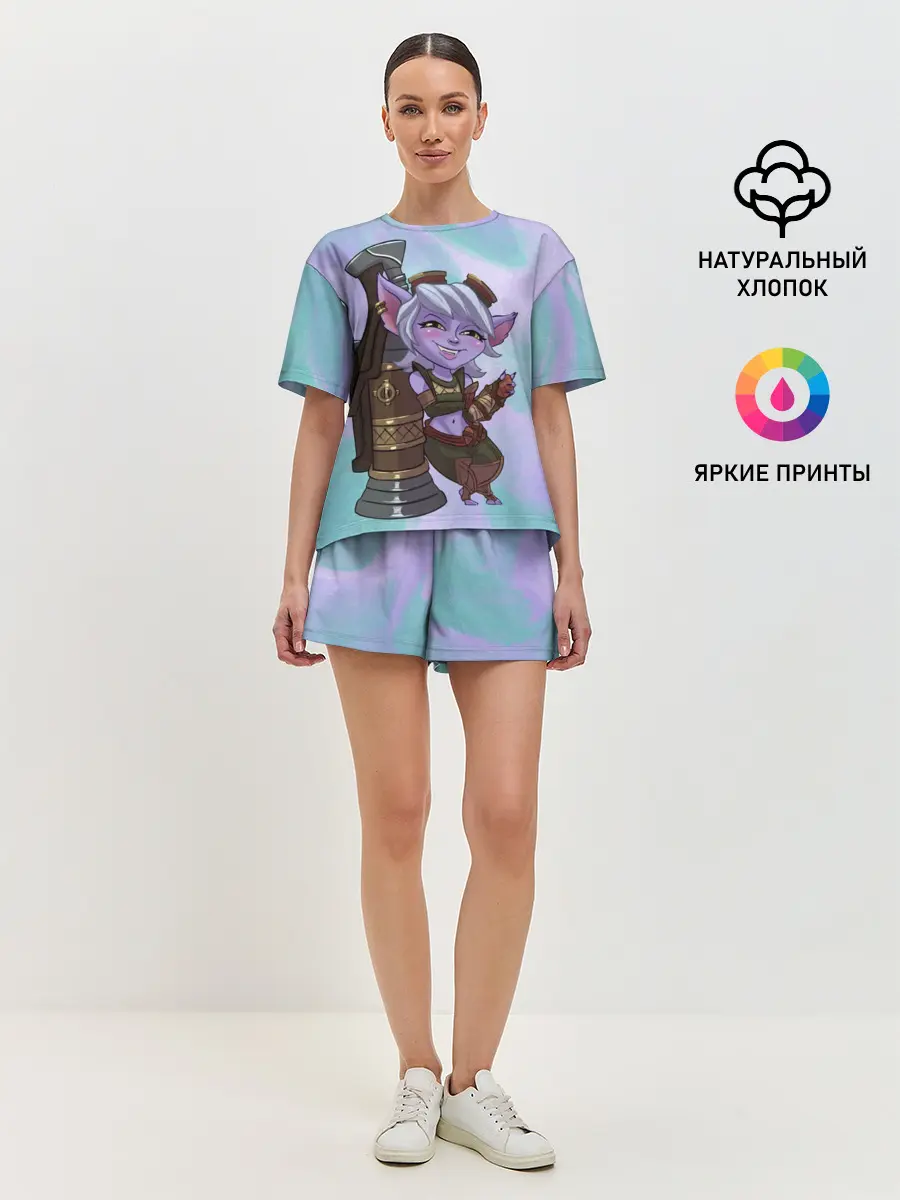 Женская пижама с шортами / Тристана