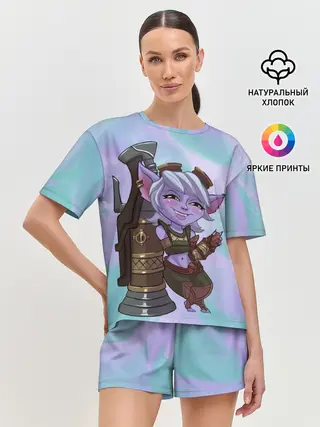 Женская пижама с шортами / Тристана