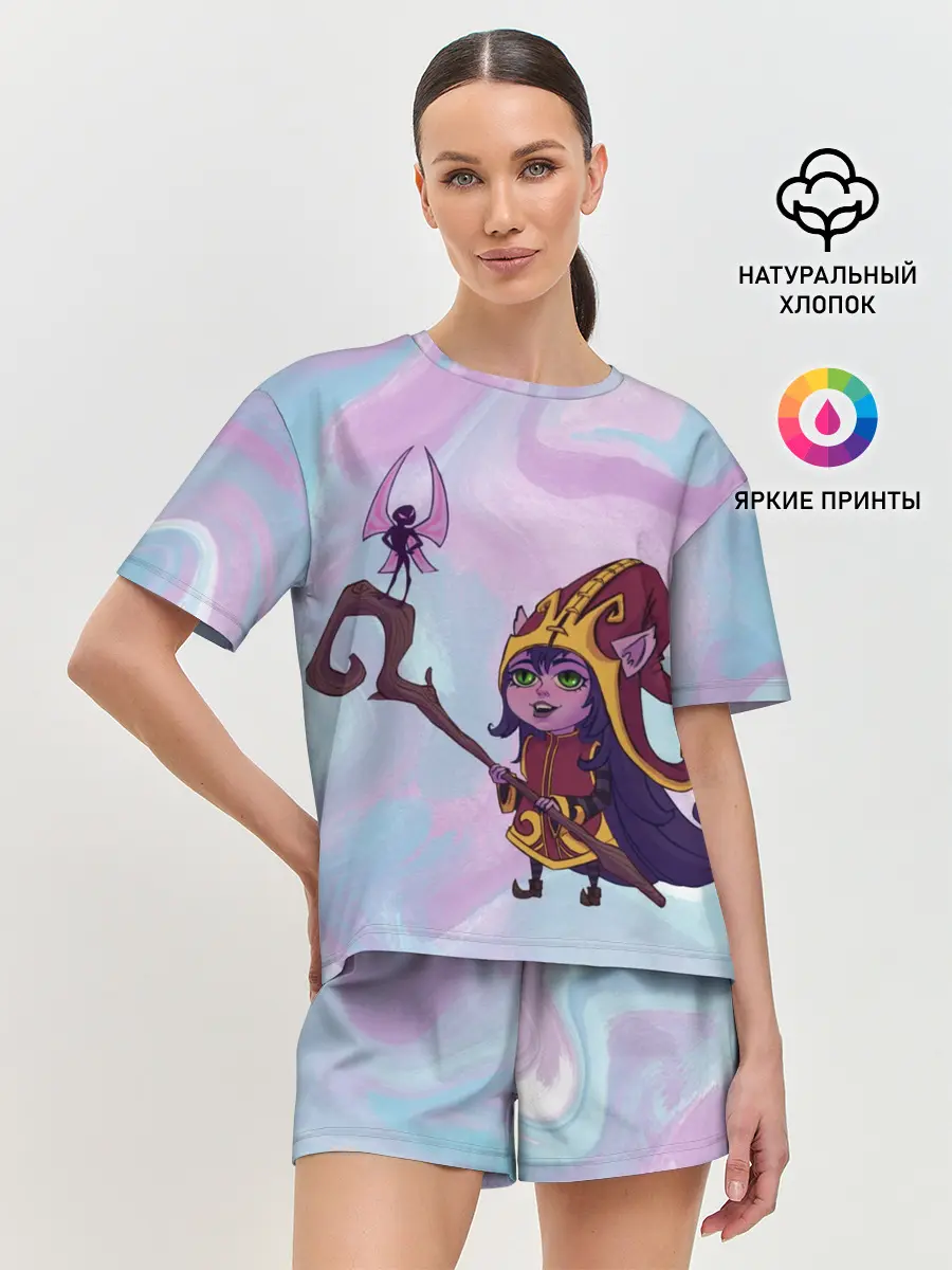 Женская пижама с шортами / Лулу