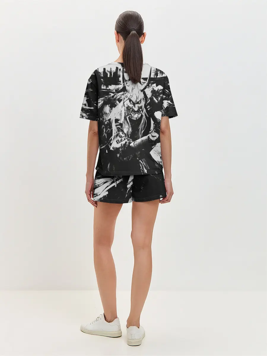 Женская пижама с шортами / Samurai | Ghost of Tsushima