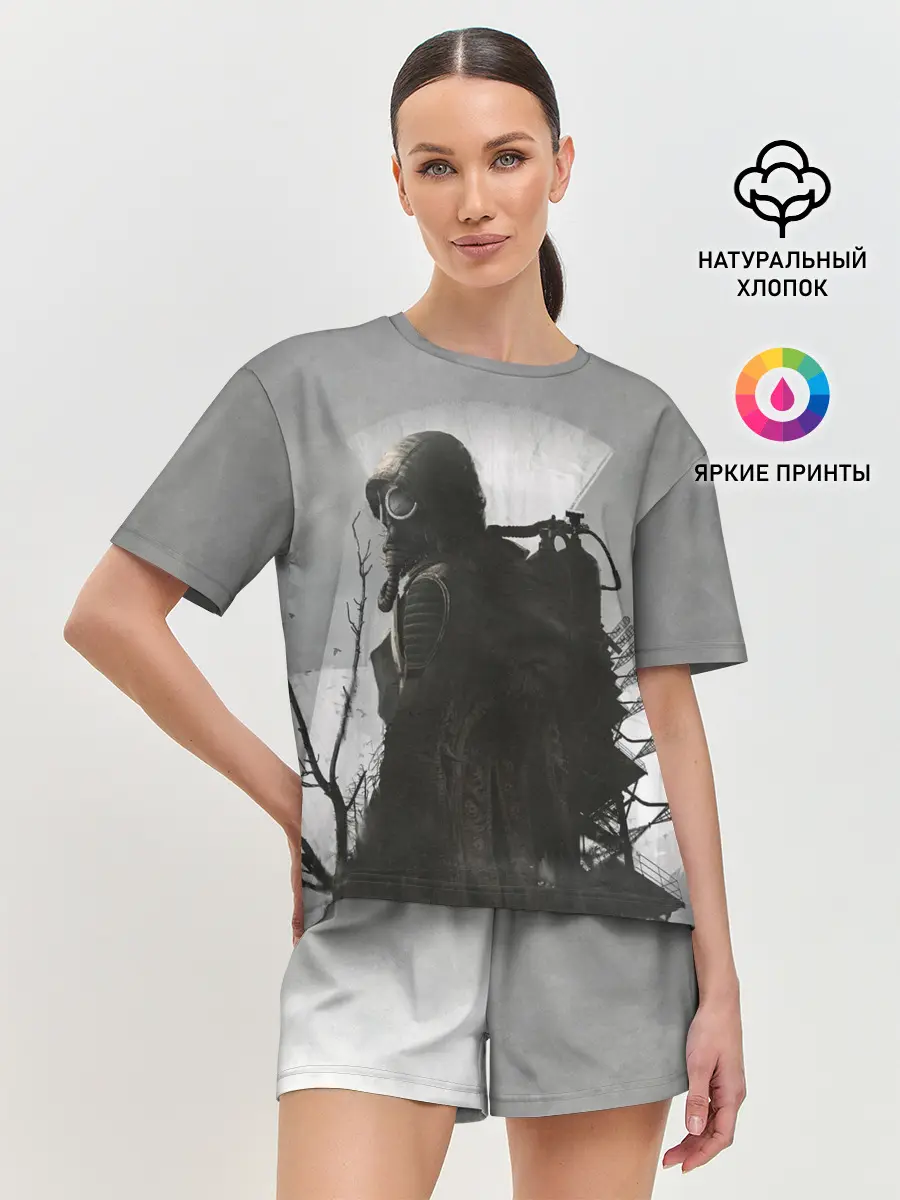 Женская пижама с шортами / Stalker